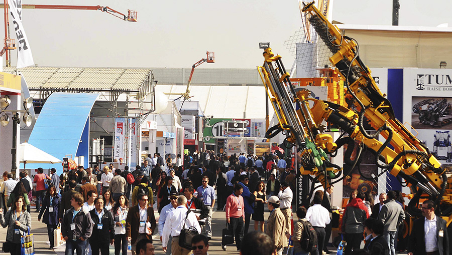 Quangong の機械がチリ国際鉱業展示会に参加